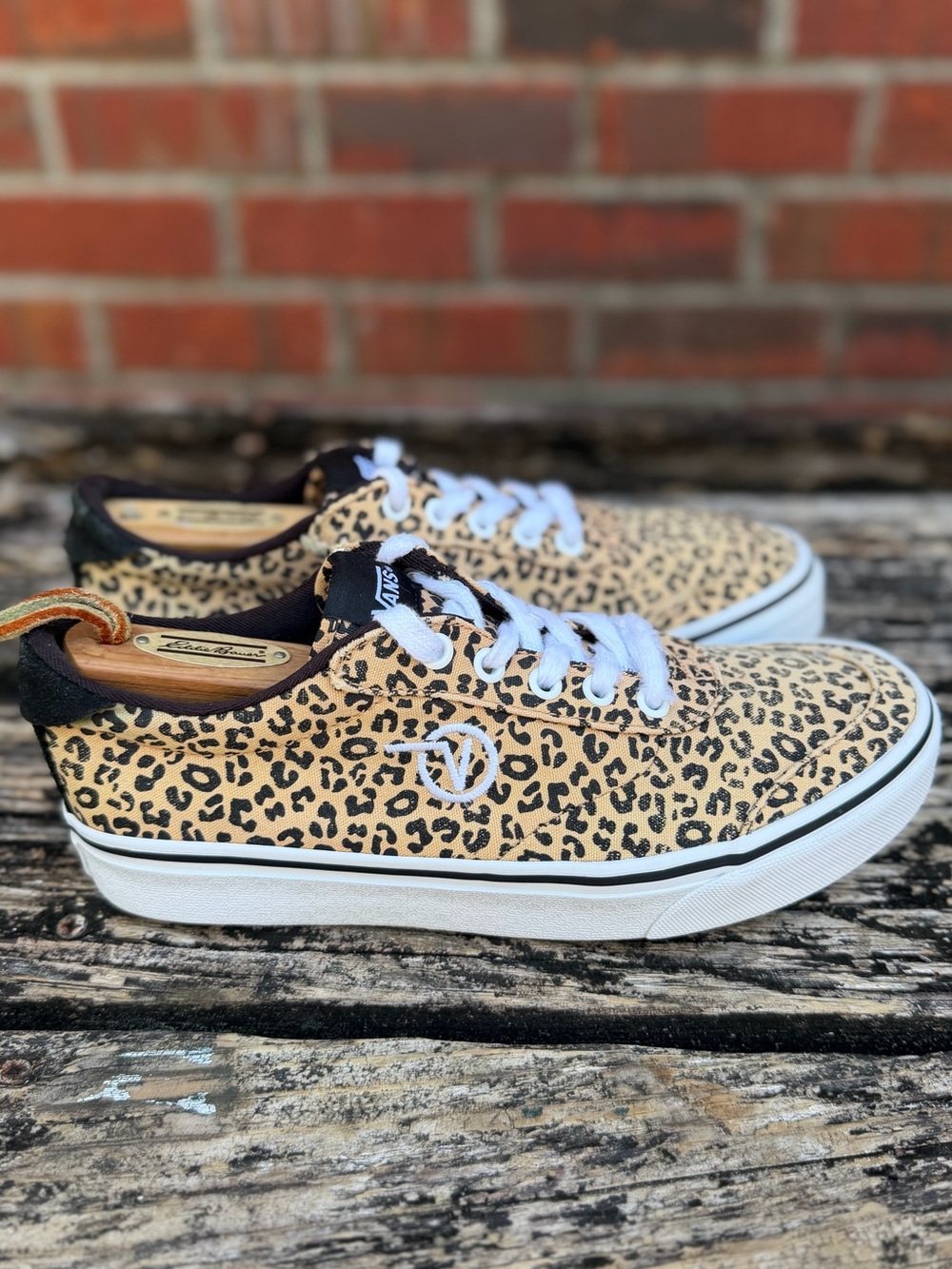 Vans Sport Vulc Women’s Sz 8.5 Lace Up VN0A5ELC36I Cheetah Print Skate Shoes X1 - Picture 14 of 14